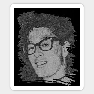 Buddy Holly // Retro poster Sticker